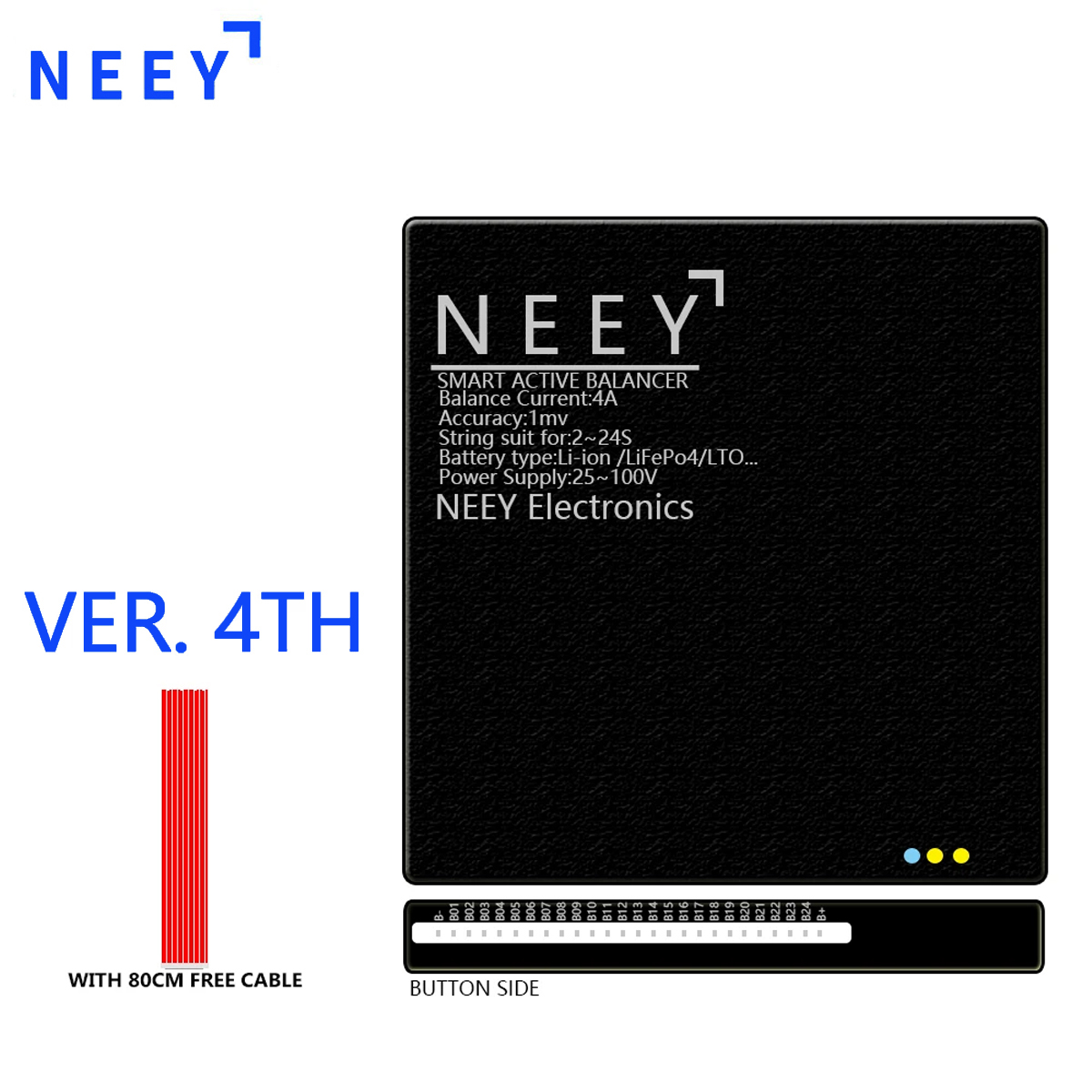 Battery Equalizer Balancer - NEEY 4A แอคทีฟ บาลานเซอร์ สมาร์ทไลฟ์โป4 แบตเตอรี่