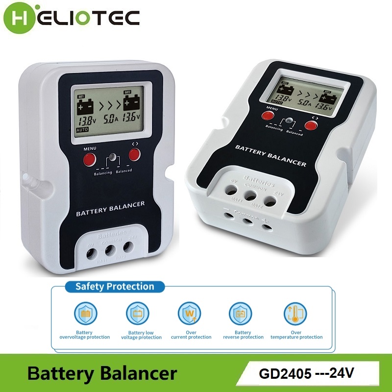 Battery Equalizer Balancer - อุปกรณ์ปรับสมดุลแบตเตอรี่ 24V พร้อมจอแสดงผลแรงดันไฟฟ้า ตัวปรับแรงดันไฟฟ้า ยืดอายุการใช้งานแบตเตอรี่ สำหรับระบบพลังงานแสงอาทิตย์