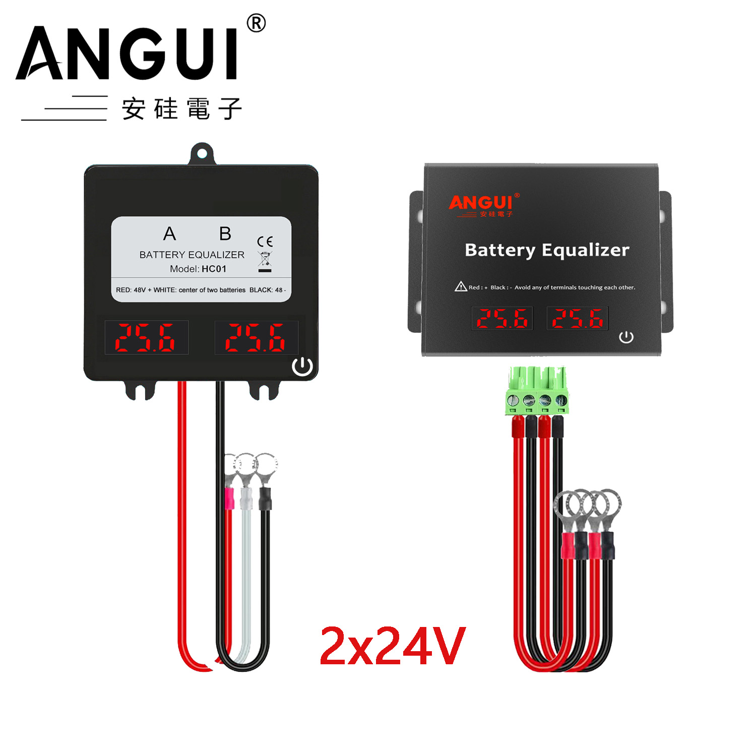 Battery Equalizer Balancer - ตัวปรับสมดุลแบตเตอรี่ ANGUI รุ่น HC01 KBM202S 2
