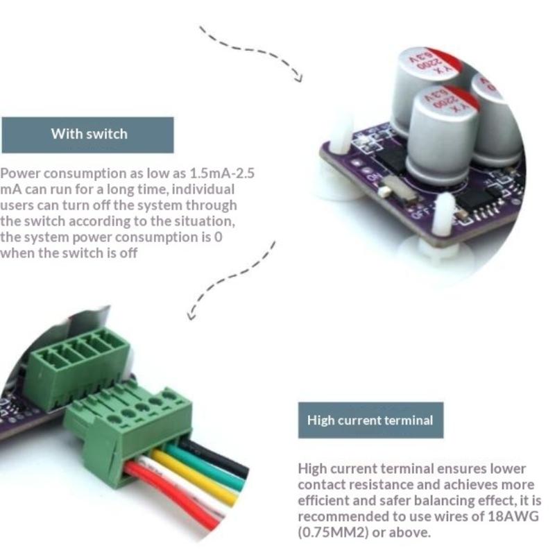 แบตเตอรี่ลิเธียม แอคทีฟอีควอไล - Battery Equalizer Balancer บทวิจารณ์และราคา
