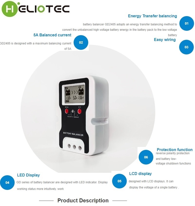 อุปกรณ์ปรับสมดุลแบตเตอรี่ 24V  - Battery Equalizer Balancer บทวิจารณ์และราคา