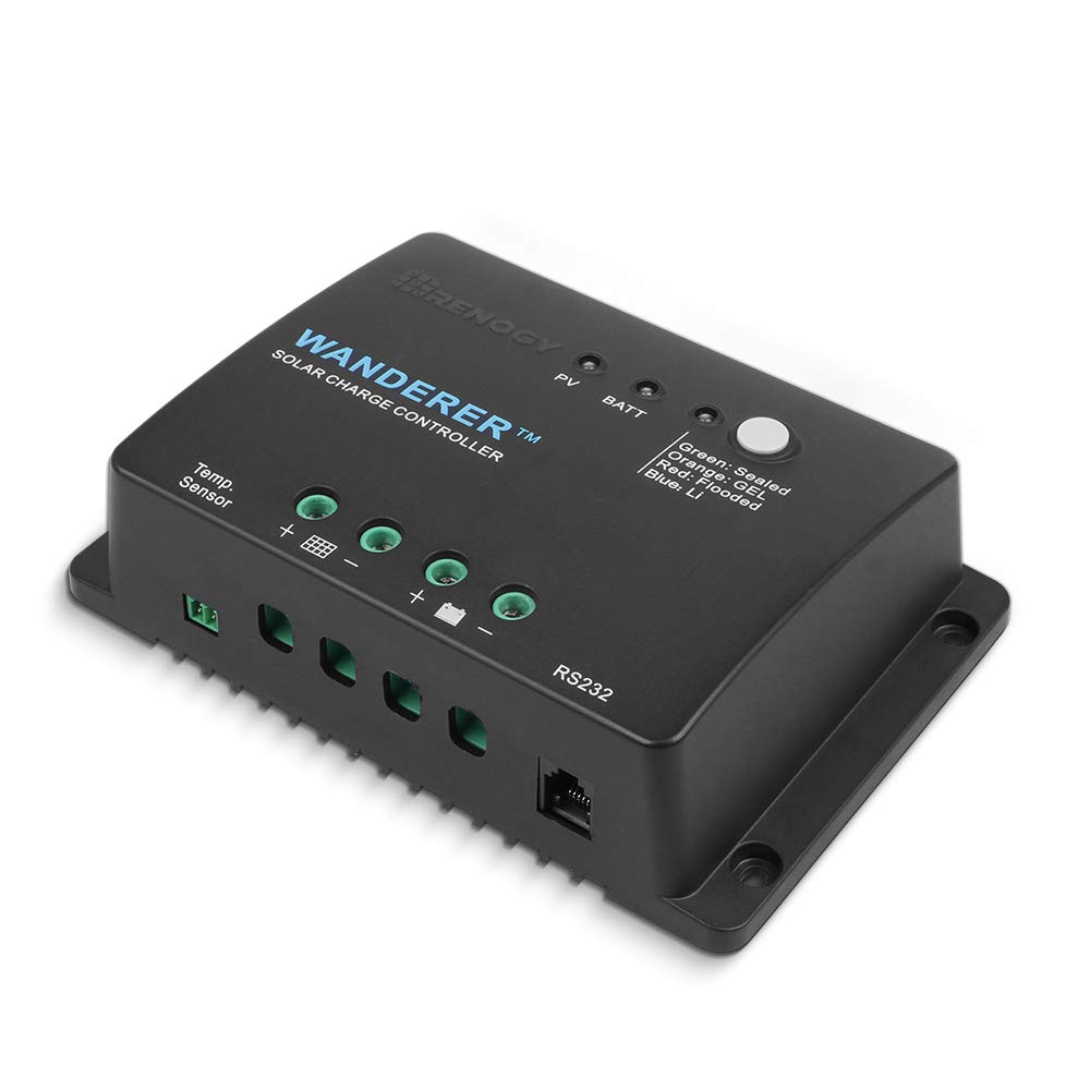 ตัวควบคุมการชาร์จพลังงานแสงอาท - Renogy Controller Wanderer บทวิจารณ์และราคา