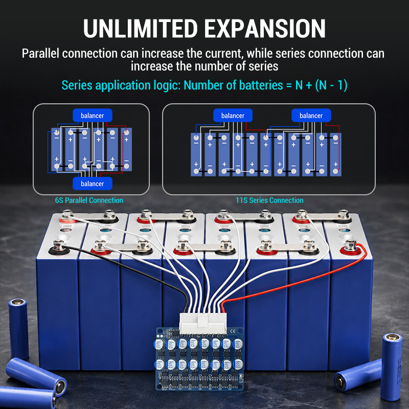 3A ตัวปรับสมดุลแบตเตอรี่แบบแอค - Battery Equalizer Balancer บทวิจารณ์และราคา