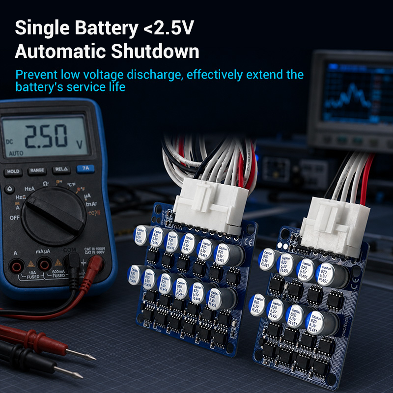 3A ตัวปรับสมดุลแบตเตอรี่แบบแอค - Battery Equalizer Balancer บทวิจารณ์และราคา