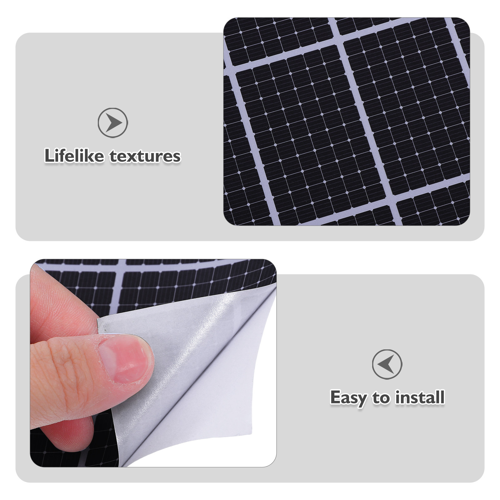 แผ่นสติกเกอร์แผงโซลาร์เซลล์ขนา - Renewable Energy Diorama บทวิจารณ์และราคา